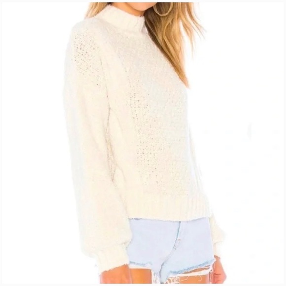 Lovers and Friends Prarie Sweater in Ivory Size XS - Picture 2 of 8